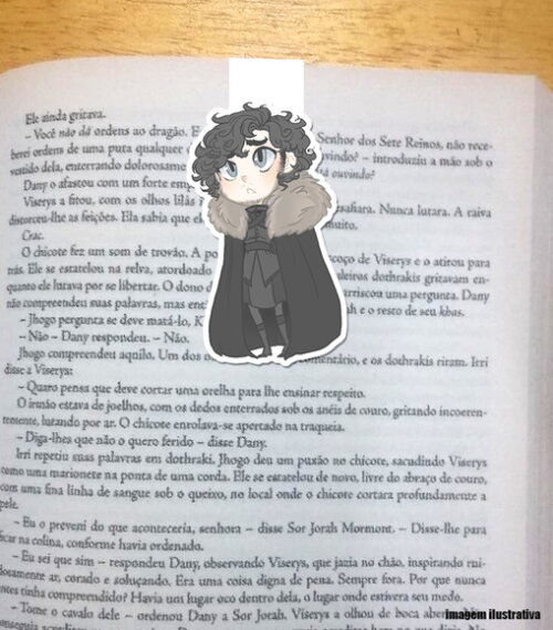 Marcador Magnetico Jon Snow Game of Thrones