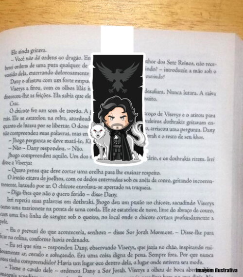 Marcador Magnetico Jon Snow