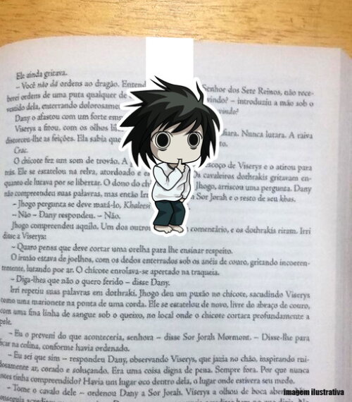 Marcador Magnetico L - Death Note