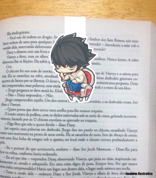 Marcador Magnetico L - Death Note
