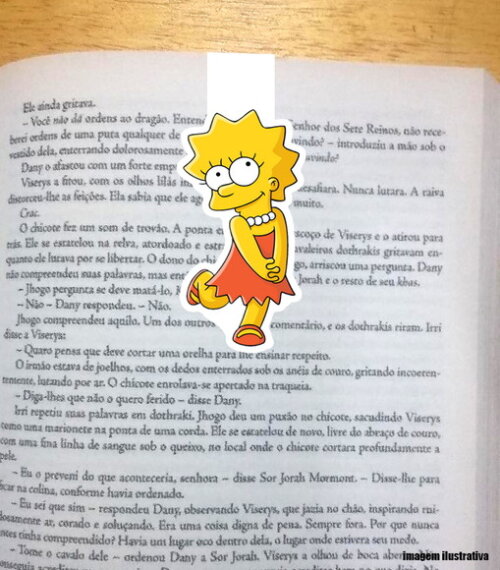 Marcador Magnetico Lisa Simpson
