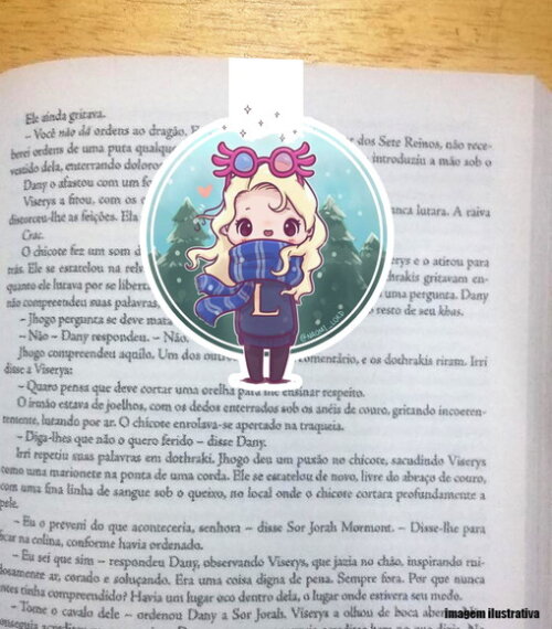 Marcador Magnetico Luna Lovegood