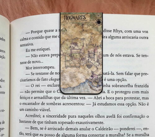 Marcador Magnetico Mapa Hogwarts