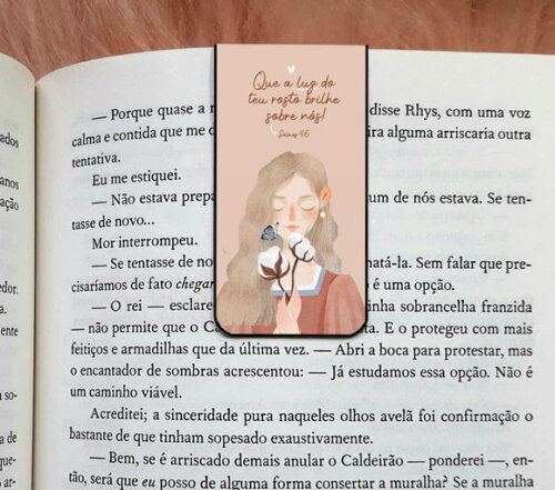 Marcador Magnetico Menina Salmo 46