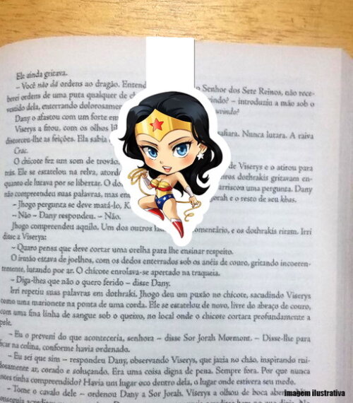 Marcador Magnetico Mulher Maravilha