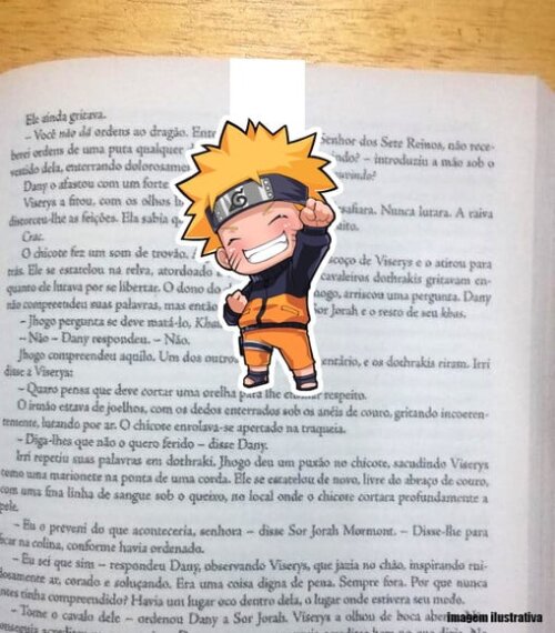 Marcador Magnetico Naruto