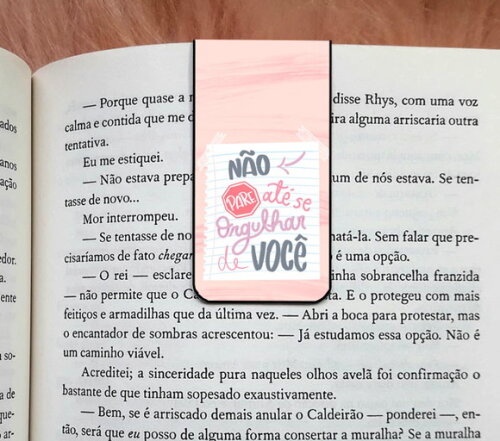 Marcador Magnetico Não Pare Até Se Orgulhar De Você