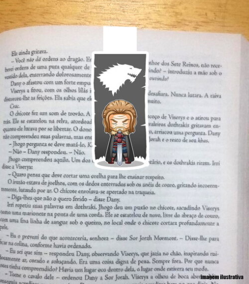 Marcador Magnetico Ned Stark