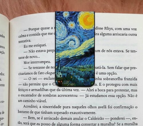 Marcador Magnetico Noite Estrelada