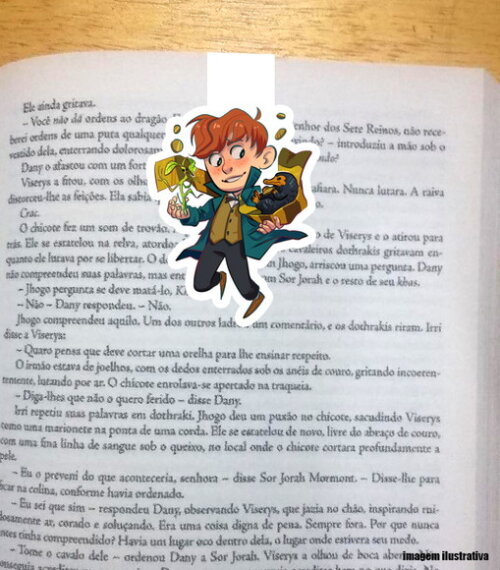 Marcador Magnetico Newt Scamander (m2)