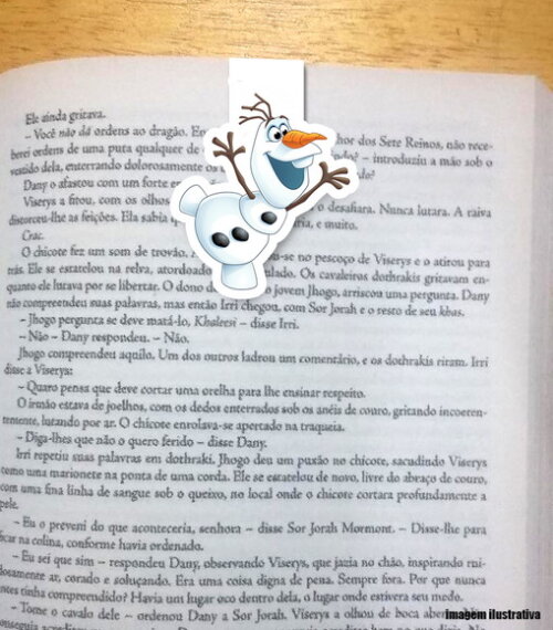 Marcador Magnetico Olaf