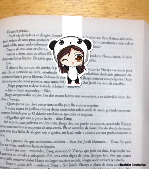 Marcador Magnetico Panda Kawaii