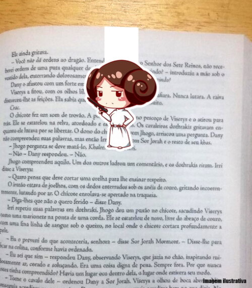 Marcador Magnetico Princesa Leia