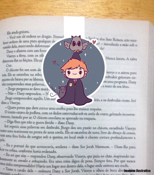 Marcador Magnetico Roni Weasley