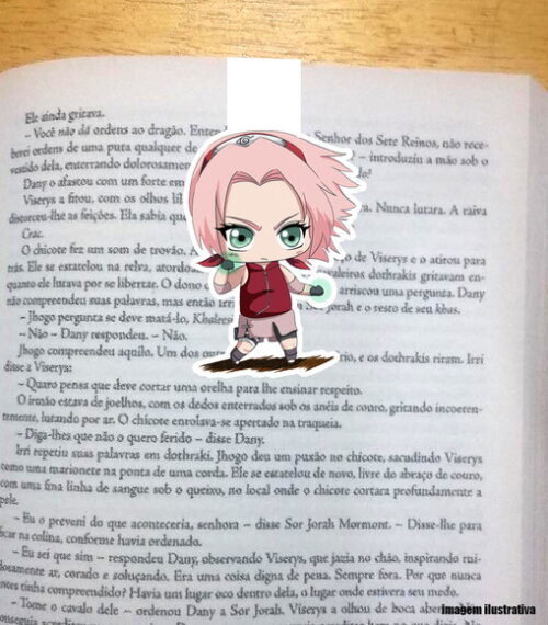 Marcador Magnetico Sakura