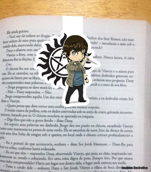Marcador Magnetico Sam Winchester