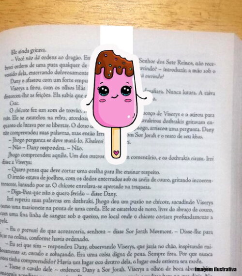 Marcador Magnetico Sorvete Kawaii