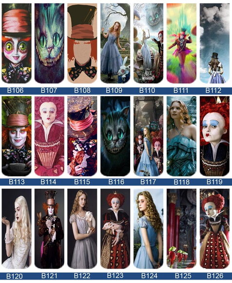 Marcadores Alice no Pais das Maravilhas