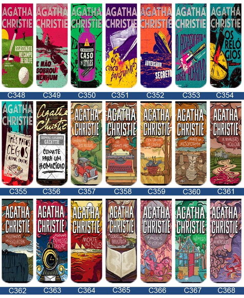 Marcadores Magnéticos Agatha Christie