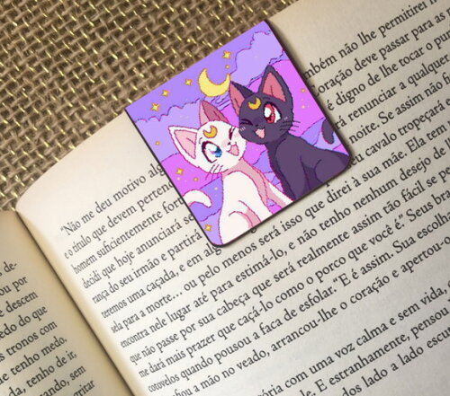 Mini Marcador Magnético Lua e Artemis