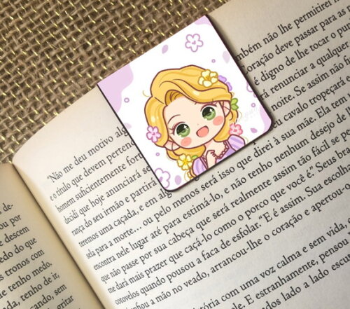 Mini Marcador Magnético Rapunzel