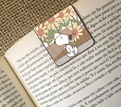 Mini Marcador Magnético Snoopy