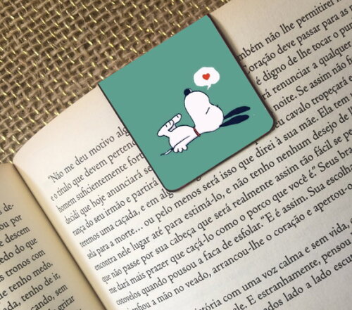 Mini Marcador Magnético Snoopy