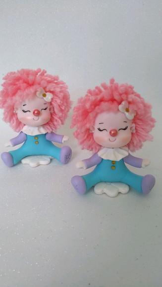 Apliques lembrancinhas circo rosa