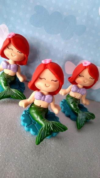 Ariel pequena sereia biscuit