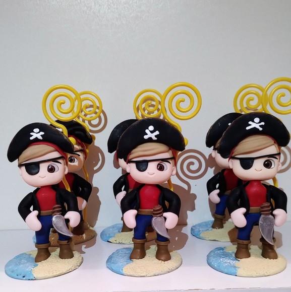 Lembrança de Biscuit Piratas Portas Fotos