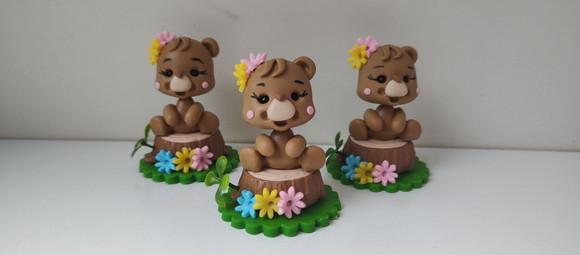 Lembrança Apliques de Luxo Biscuit Bosque Encantado