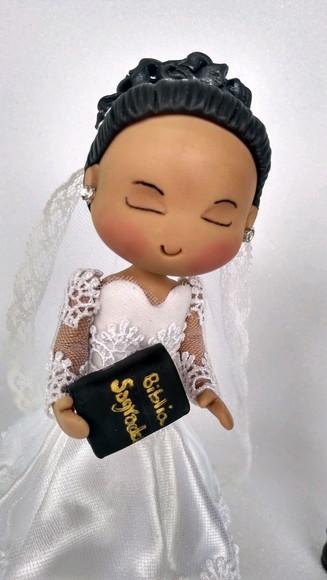 Noivinhos Casamento Biscuit