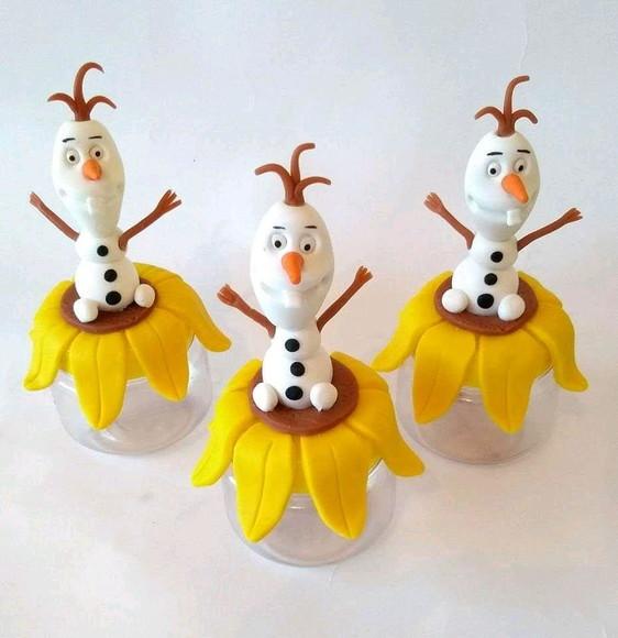 Potinho Olaf Frozen ferve
