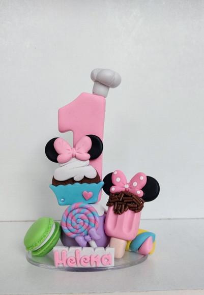Vela de Biscuit Minie Confeitaria