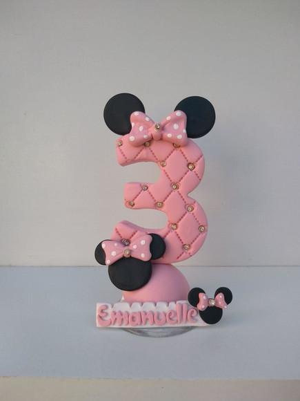 Vela Minie rosa