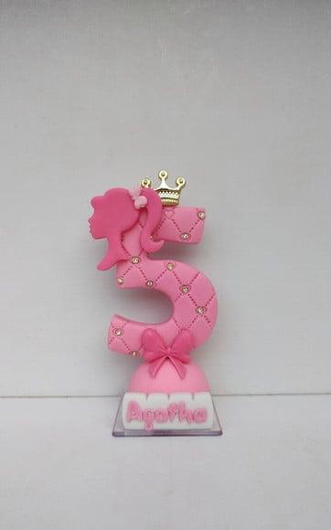 Vela Personalizada Barbie