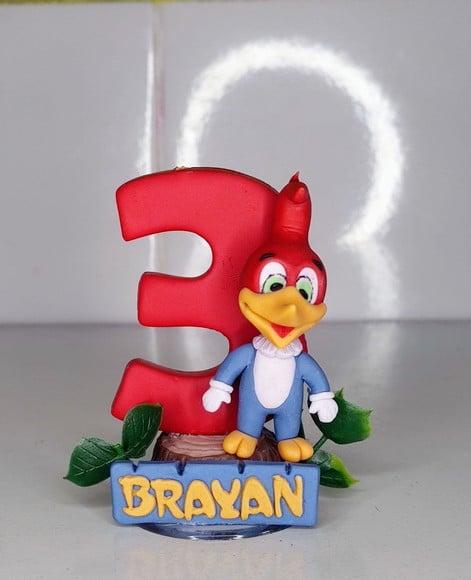 Vela Personalizada Pica Pau