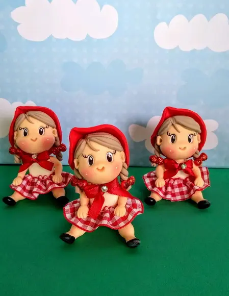 Aplique Chapeuzinho vermelho