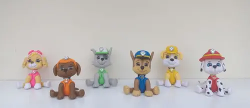 Aplique de Biscuit Patrulha Canina