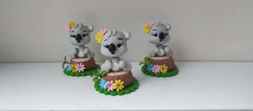 Lembrança Apliques de Luxo Biscuit Bosque Encantado