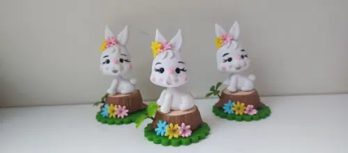 Lembrança Apliques de Luxo Biscuit Bosque Encantado