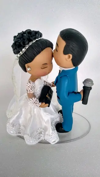 Noivinhos Casamento Biscuit