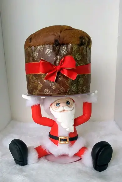 Papai Noel Porta Panetone