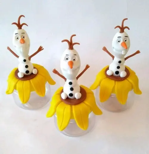 Potinho Olaf Frozen ferve