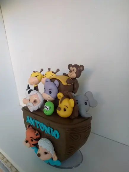 Topo De Bolo Arca De Noé P