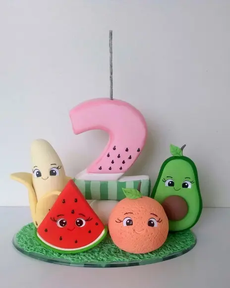 Topo para tem frutinhas e quitandinha