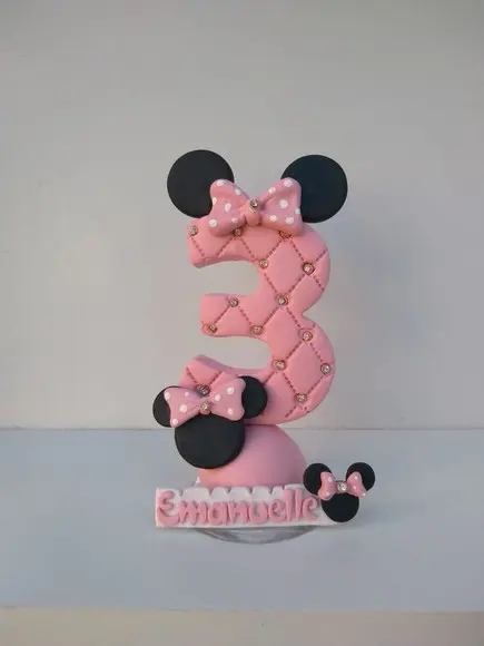 Vela Minie rosa