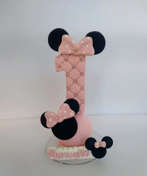 Vela Minie rosa
