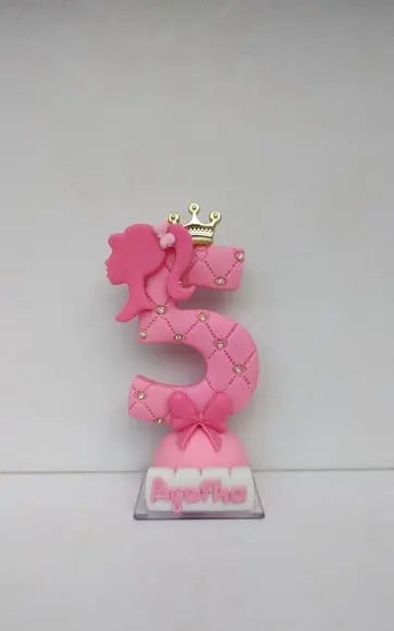 Vela Personalizada Barbie