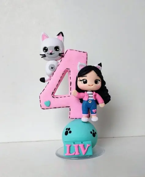 Vela Personalizada Casa Mágica da Gabi